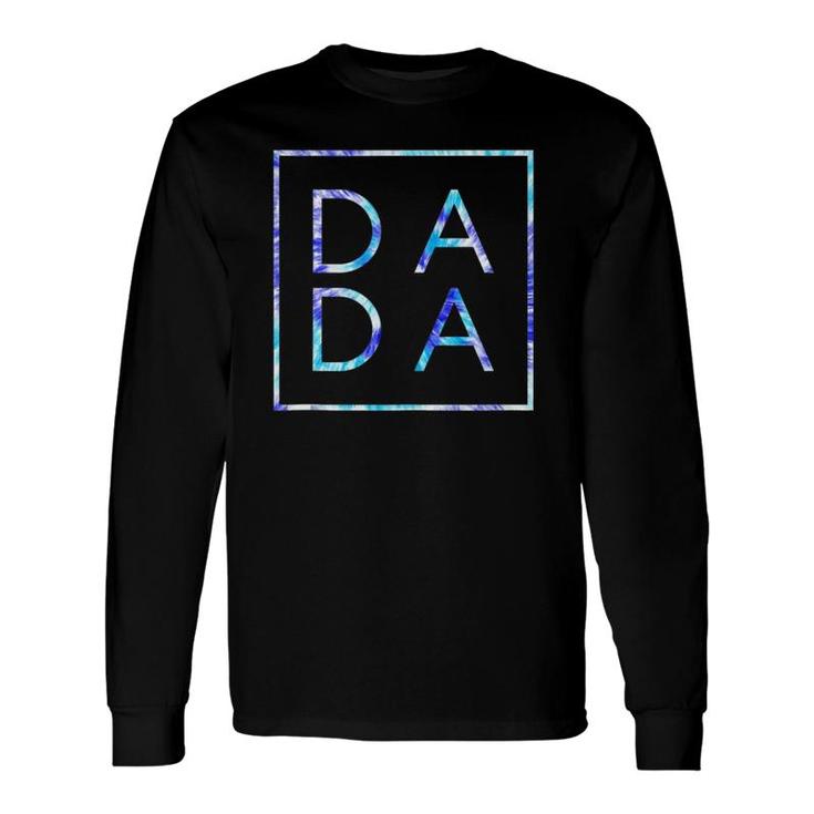 Father's Day For New Dad, Dada, Him Coloful Tie Dye Dada Long Sleeve T-Shirt T-Shirt