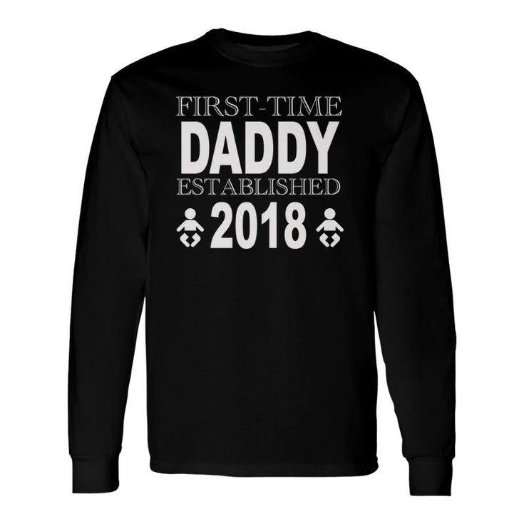 Father's Day New Daddy First Time Dad Idea Long Sleeve T-Shirt T-Shirt