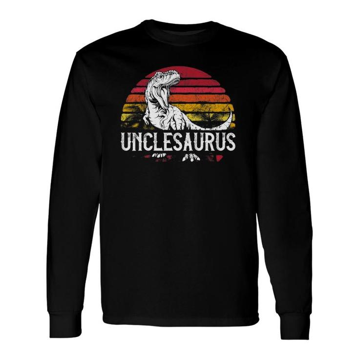 Father's Day Unclesaurus Uncle Saurusrex Long Sleeve T-Shirt T-Shirt