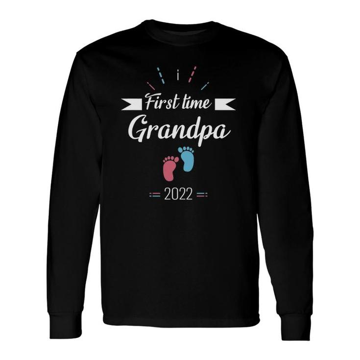 First Time Grandpa 2022 Long Sleeve T-Shirt T-Shirt