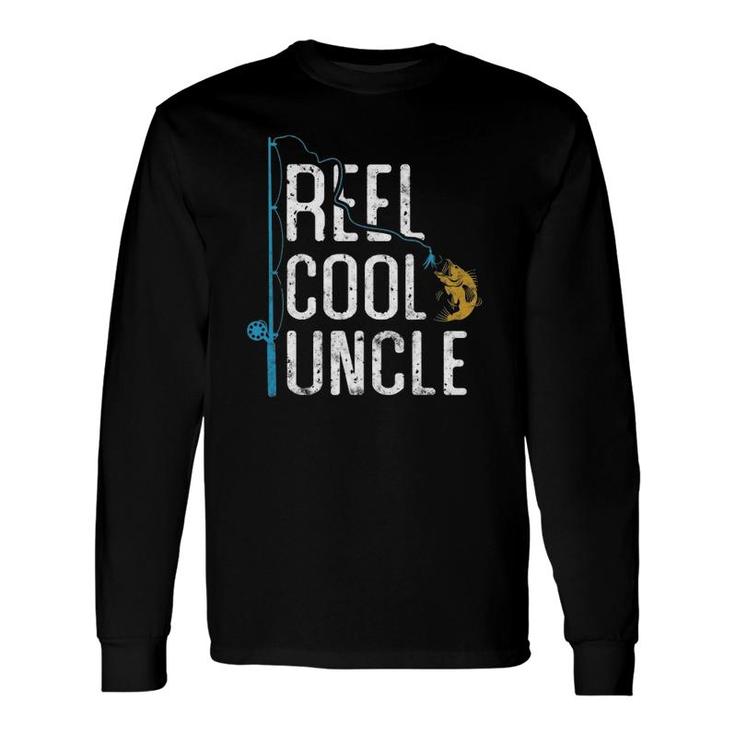 Fishing Reel Cool Uncle Father’S Day Fisherman Uncle Long Sleeve T-Shirt T-Shirt