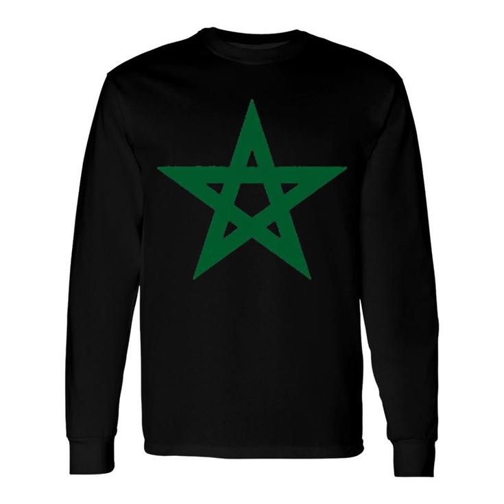 Flag Morocco Cool Moroccan Flags Long Sleeve T-Shirt