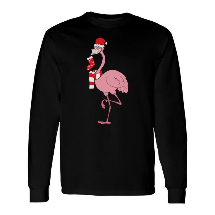 Flamingo Christms Long Sleeve T-Shirt