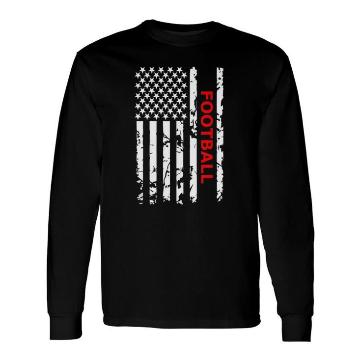Football Usa Flag For Americans Long Sleeve T-Shirt T-Shirt
