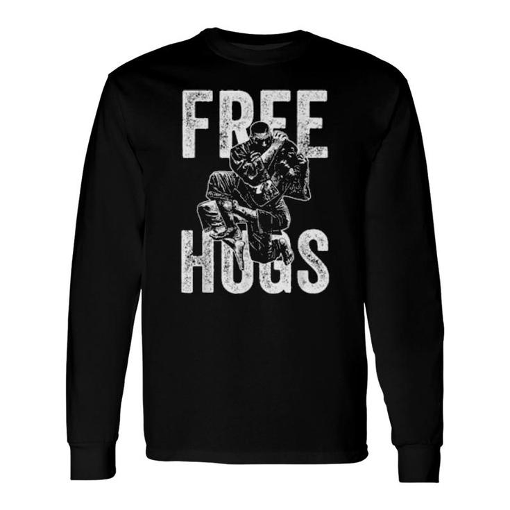 Free Hugs Bjj Martial Arts Long Sleeve T-Shirt T-Shirt