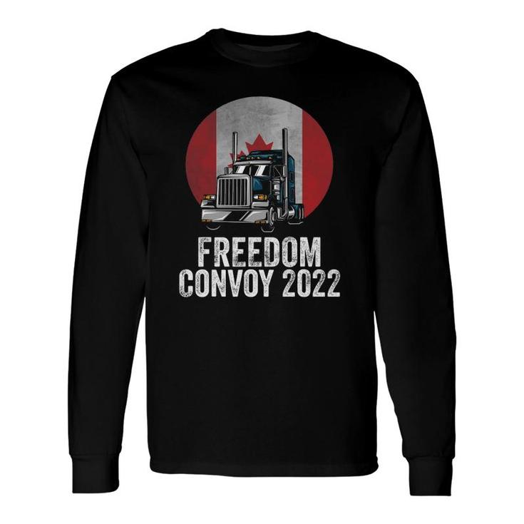 Freedom Convoy 2022 Canadian Trucker Tee Long Sleeve T-Shirt T-Shirt