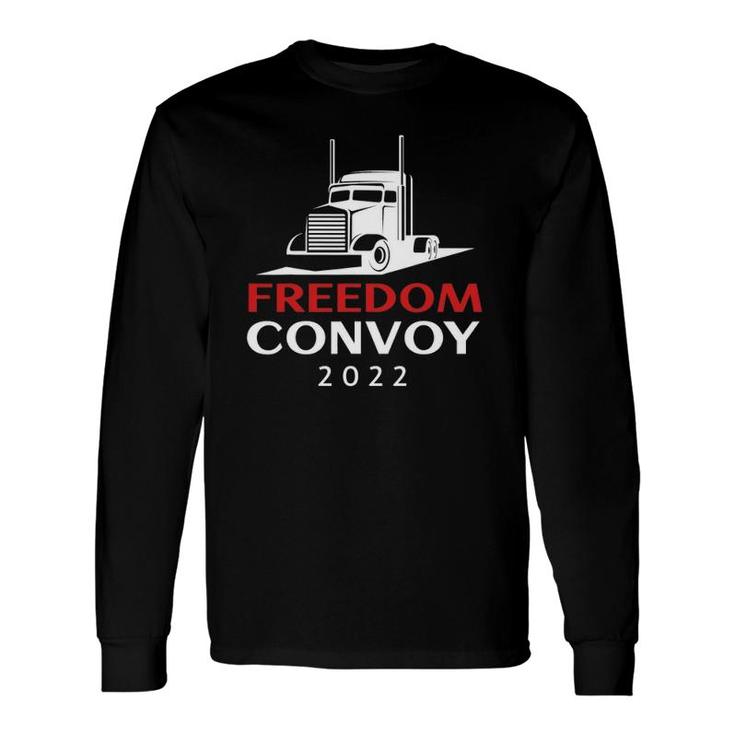 Freedom Convoy 2022 Trucker Canada Long Sleeve T-Shirt T-Shirt