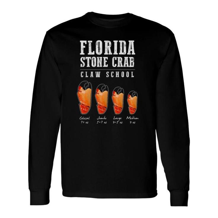 Fresh Florida Stone Crab Claw School Seafood Mustard Sauce Long Sleeve T-Shirt T-Shirt