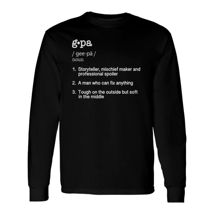 G-Pa Definition Father's Day Long Sleeve T-Shirt T-Shirt