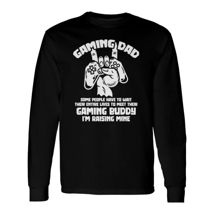 Gaming Dad Video Gamer Daddy Father's Day Gaming Long Sleeve T-Shirt T-Shirt