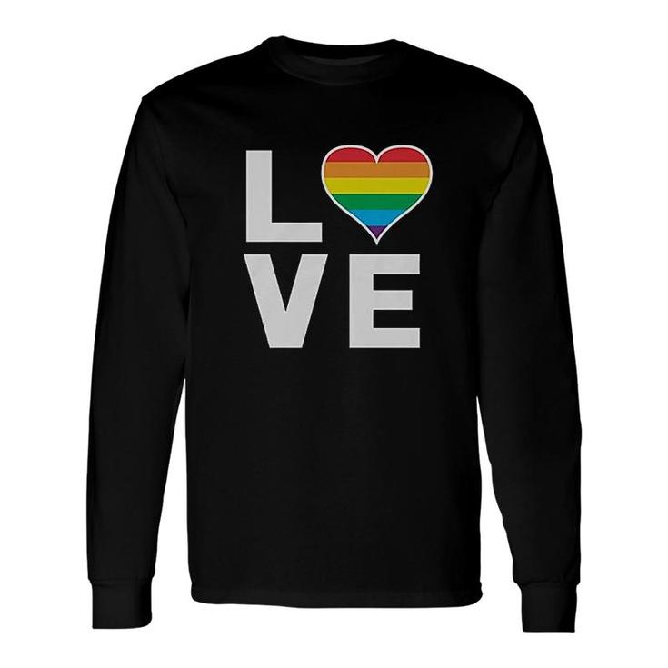 Gay Love Rainbow Long Sleeve T-Shirt