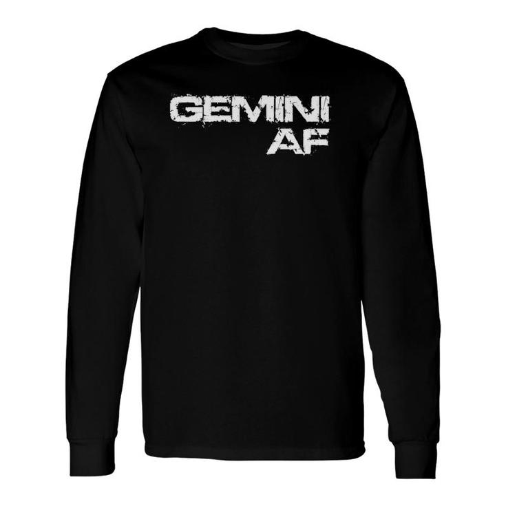 Gemini Astrology Zodiac Sign Horoscope Birthday Long Sleeve T-Shirt T-Shirt