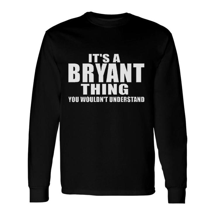 Gildan Bryant Thing Black Long Sleeve T-Shirt