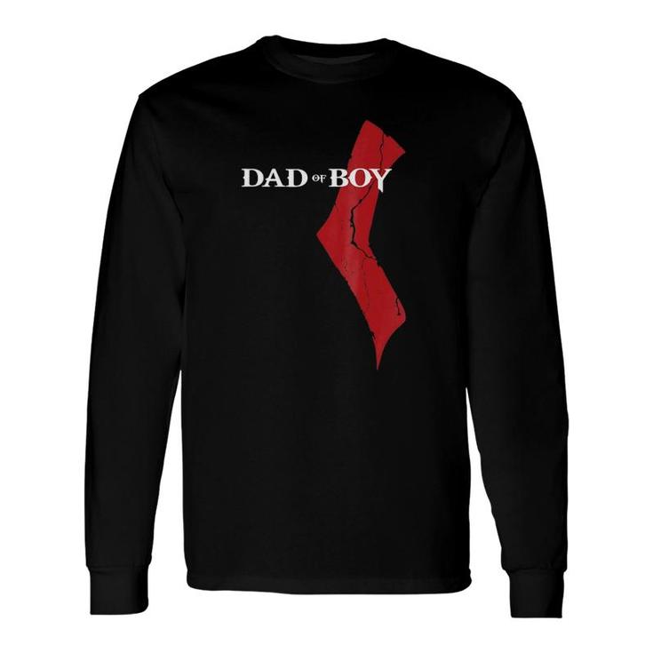 God Of Boy Dad Video Gamefather's Day Edition Long Sleeve T-Shirt T-Shirt