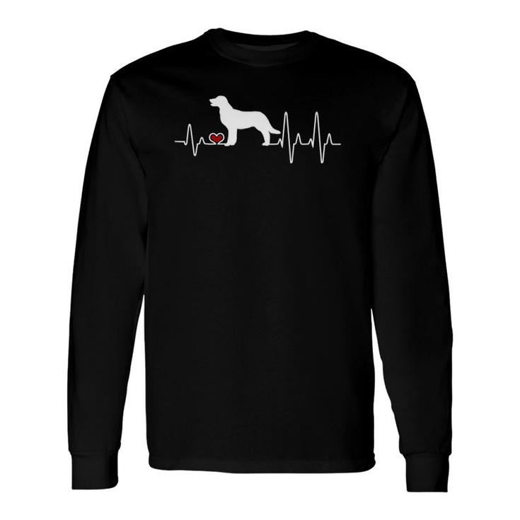 Golden Retriever Dog Heartbeat Pulse Long Sleeve T-Shirt T-Shirt