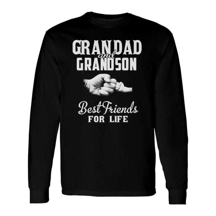 Grandad And Grandson Best Friends For Life Grandpa Long Sleeve T-Shirt T-Shirt