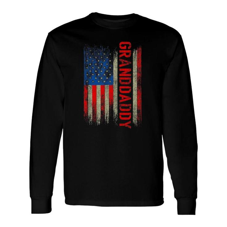 Granddaddy American Flag Father's Day Long Sleeve T-Shirt T-Shirt