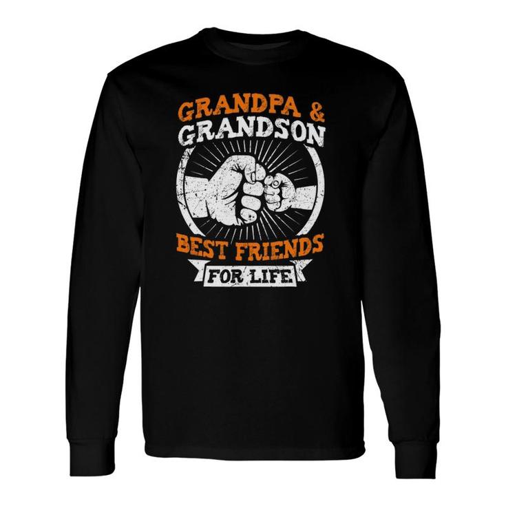 Grandpa And Grandson Best Friends For Life Grandfather Long Sleeve T-Shirt T-Shirt