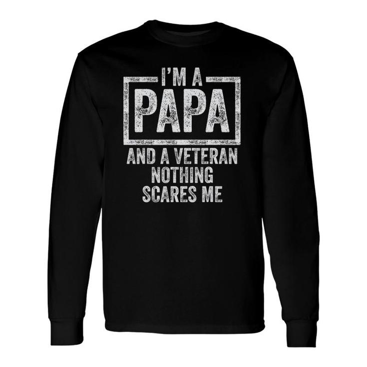 Grandpa Papa Grandfather Veteran Father's Day Long Sleeve T-Shirt T-Shirt