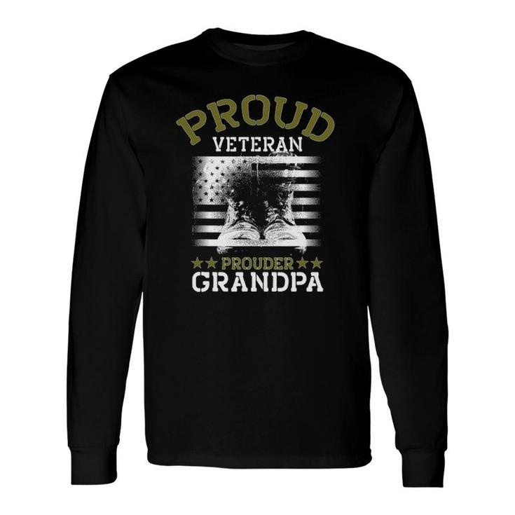 Grandpa Proud Veteran Grandpa Veteran Grandfather Long Sleeve T-Shirt T-Shirt