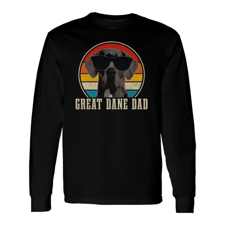 Great Dane Dad Dog Sunglasses Vintage Great Dane Long Sleeve T-Shirt T-Shirt