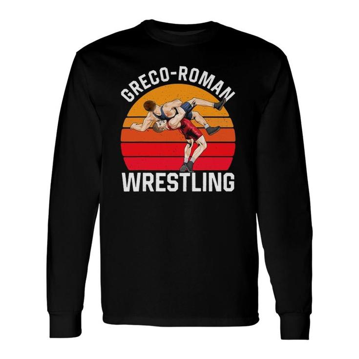 Greco Roman Wrestling Freestyle Wrestler Training Long Sleeve T-Shirt T-Shirt