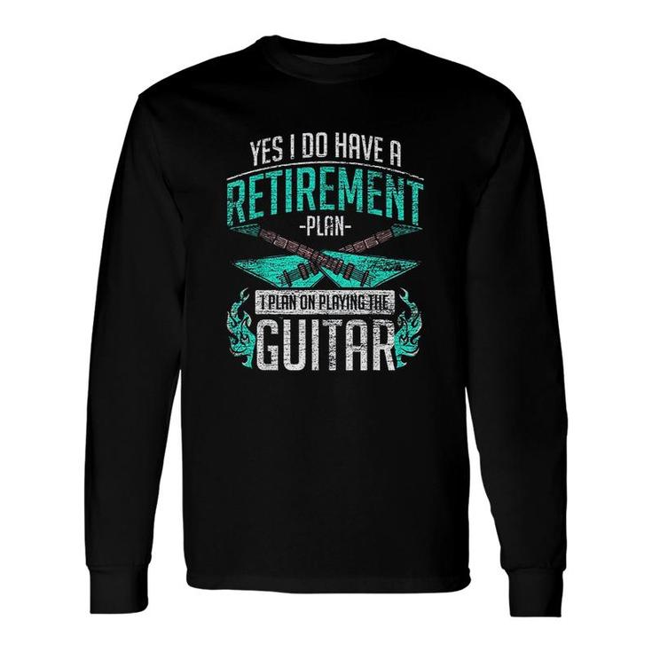 Guitar Retired Guitarist Long Sleeve T-Shirt T-Shirt