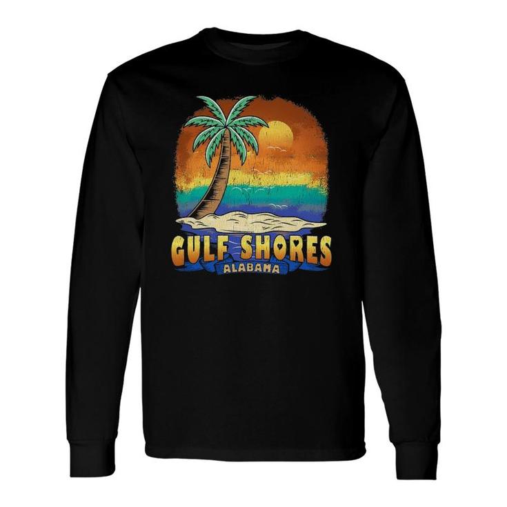 Gulf Shores Alabama Vintage Distressed Souvenir Long Sleeve T-Shirt T-Shirt