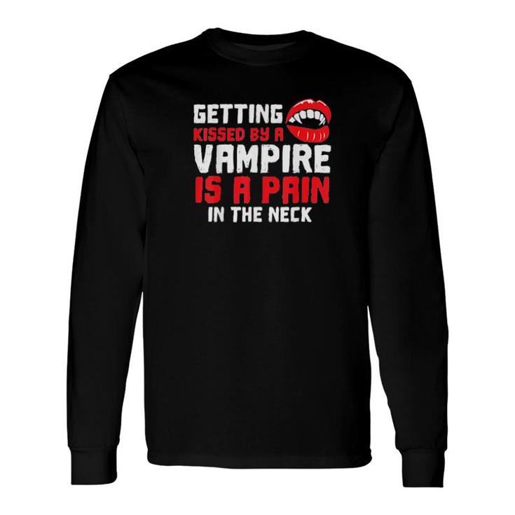 Halloween Vampire Pain In The Neck Costume Classic Long Sleeve T-Shirt T-Shirt