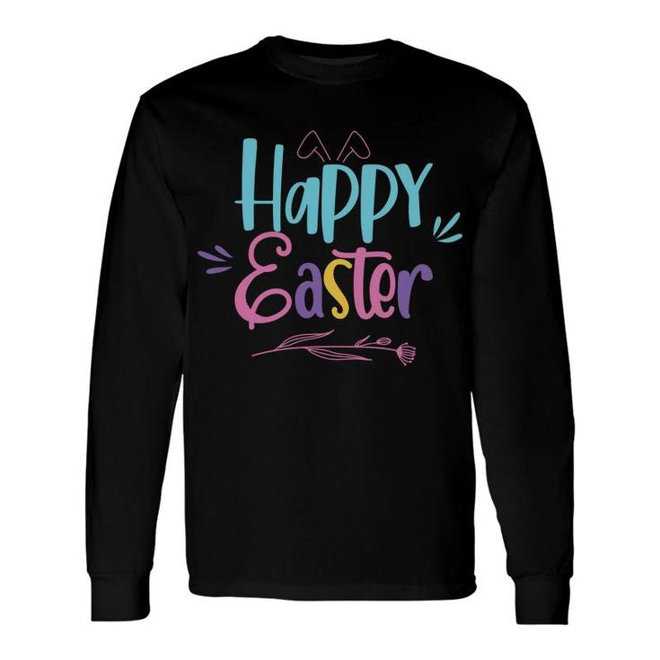 Happy Easter Color Long Sleeve T-Shirt