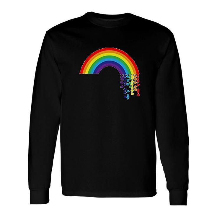 Heart Rainbow Lgbt Long Sleeve T-Shirt