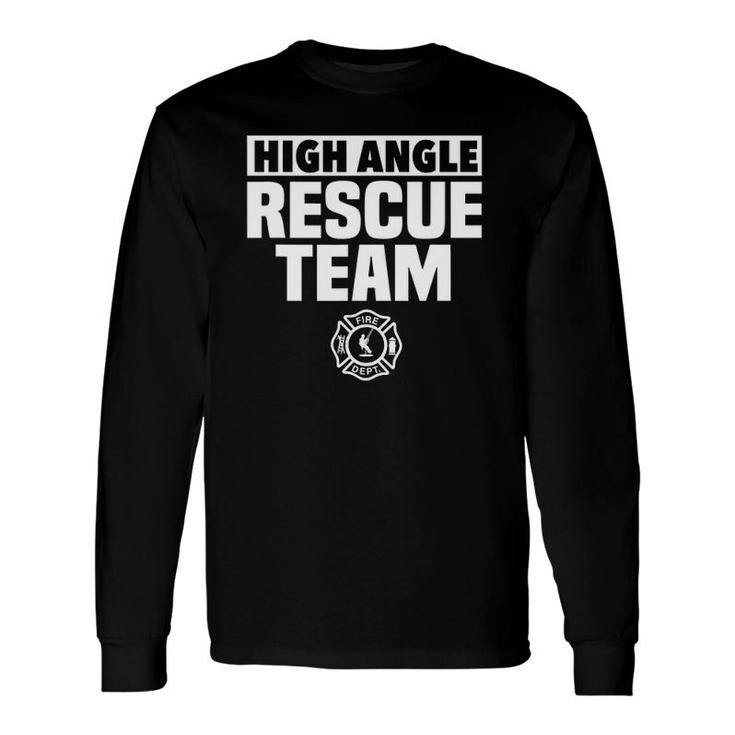 High Angle Technical Rope Rescue Team Firefighter Long Sleeve T-Shirt T-Shirt