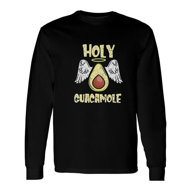 Holy Guacamole Avocado Lover Vegan Long Sleeve T-Shirt T-Shirt