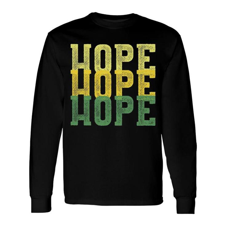 Hope Christian Faith Religious Outfit Prayer Long Sleeve T-Shirt T-Shirt