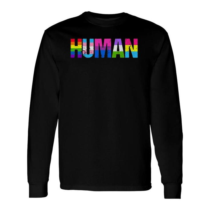 Human Pride Month Lgbtq Lgbt Long Sleeve T-Shirt T-Shirt