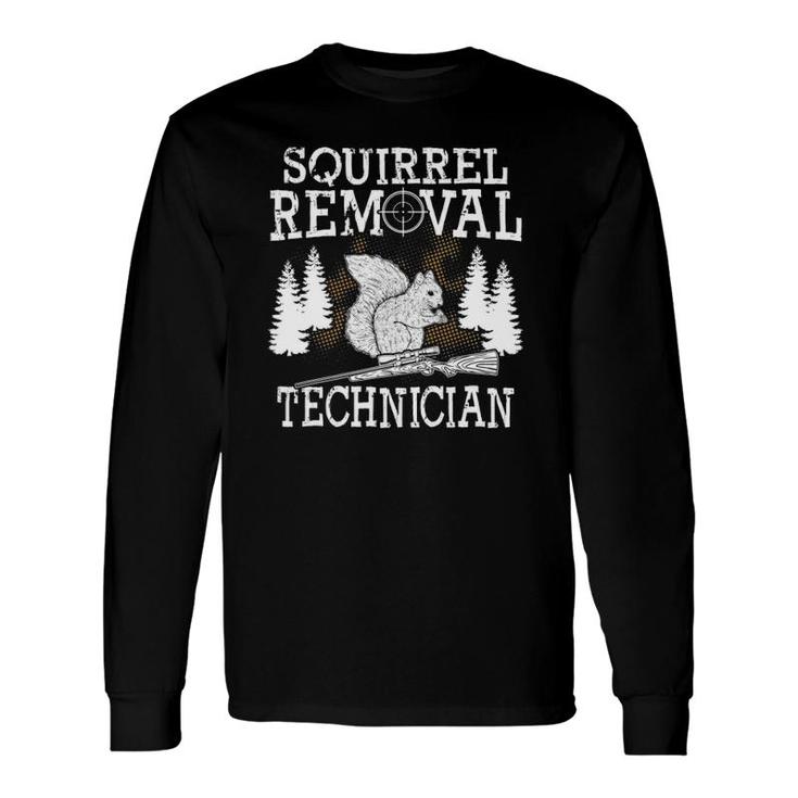Hunting Lover Graphic And Squirrel Hunters Long Sleeve T-Shirt T-Shirt