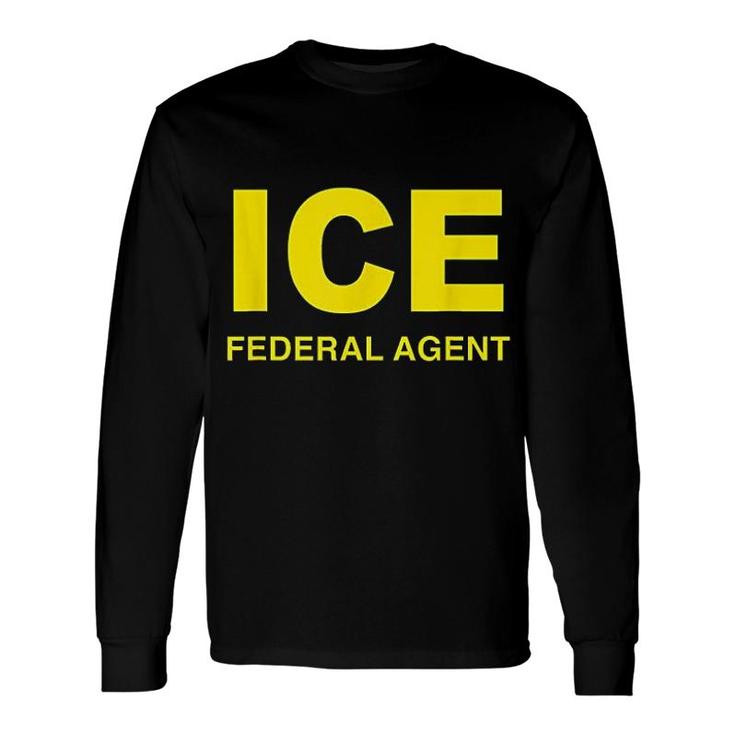 Ice Federal Agent Us Border Patrol Costume Long Sleeve T-Shirt T-Shirt