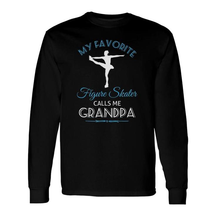 Ice Skating Grandpa Figure Skater Tee Long Sleeve T-Shirt T-Shirt
