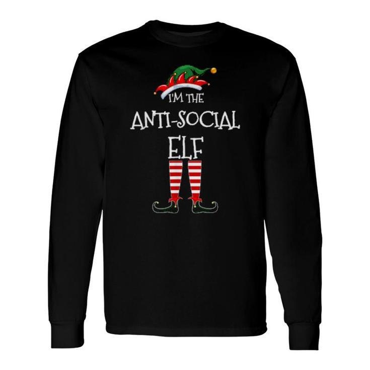 I'm The Antisocial Elf Matching Unique Group Xmas Long Sleeve T-Shirt T-Shirt