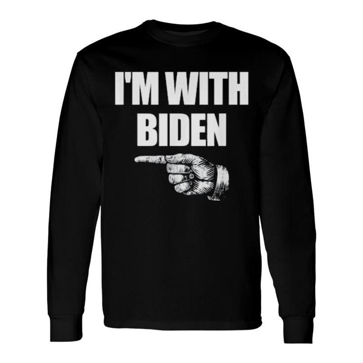 I’M With Biden Halloween Matching Biden Costume 2021 Long Sleeve T-Shirt T-Shirt