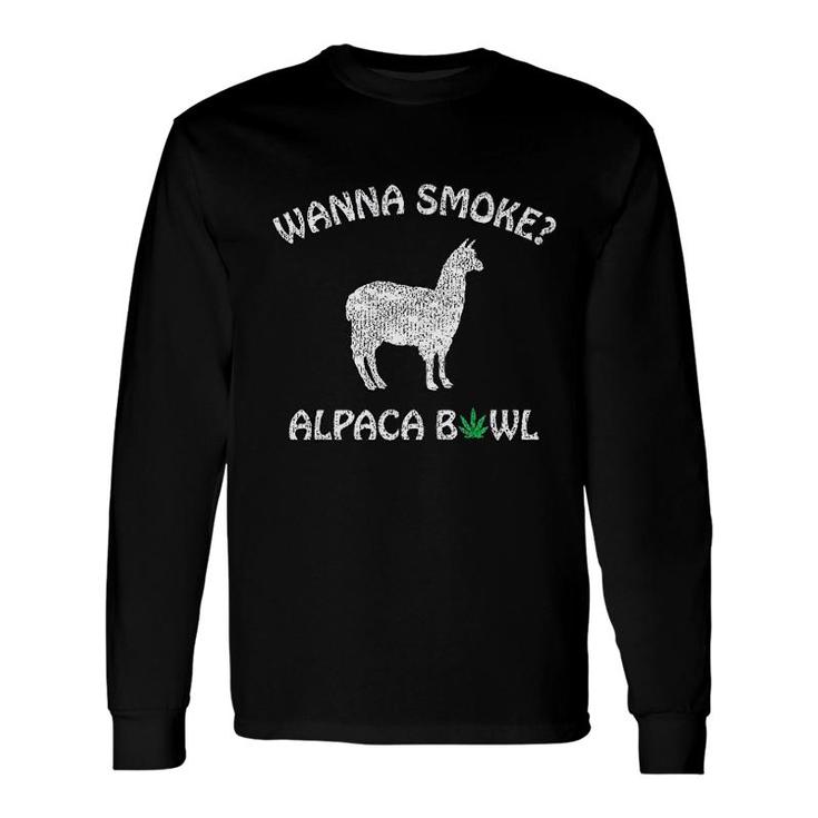 Instant Message Wanna Alpaca Bowl Long Sleeve T-Shirt T-Shirt