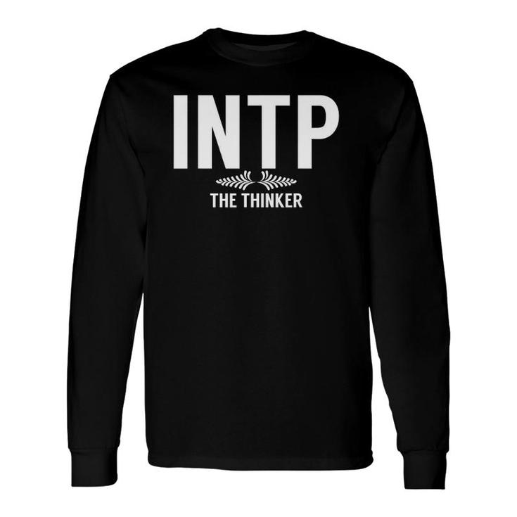 Intp Introvert Personality Type The Thinker Long Sleeve T-Shirt