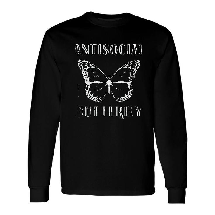 For Introverts Butterfly Long Sleeve T-Shirt