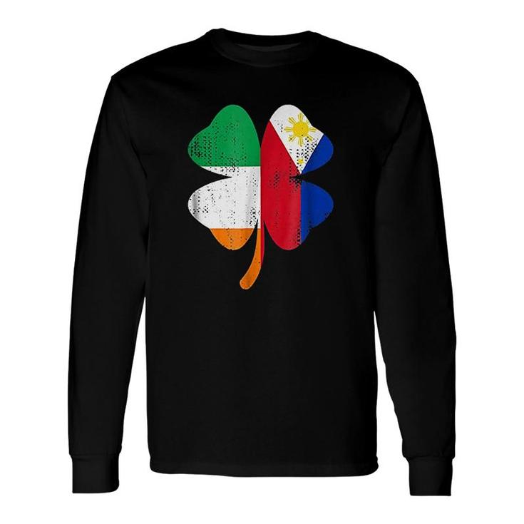 Irish Filipino Flags St Patricks Day Long Sleeve T-Shirt T-Shirt