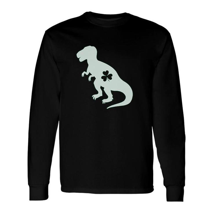 Irish Trex Dinosaur Clover St Patricks Day Long Sleeve T-Shirt T-Shirt