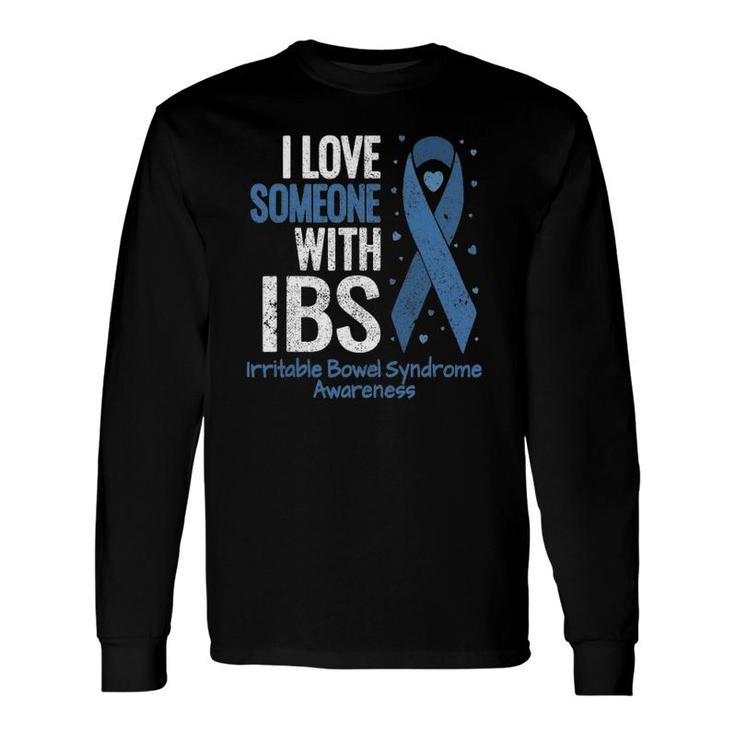 Irritable Bowel Syndrome I Love Someone With Ibs Retro Long Sleeve T-Shirt T-Shirt