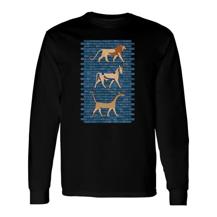 Ishtar Gate Animals Babylon Long Sleeve T-Shirt T-Shirt