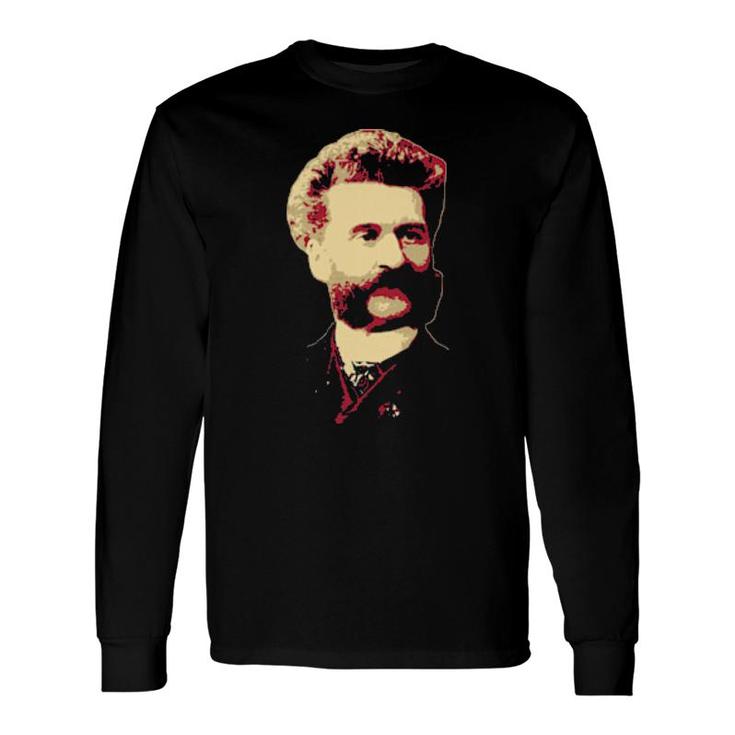 Johann Strauss Ii Classical Music Composer Retro Propaganda Long Sleeve T-Shirt T-Shirt