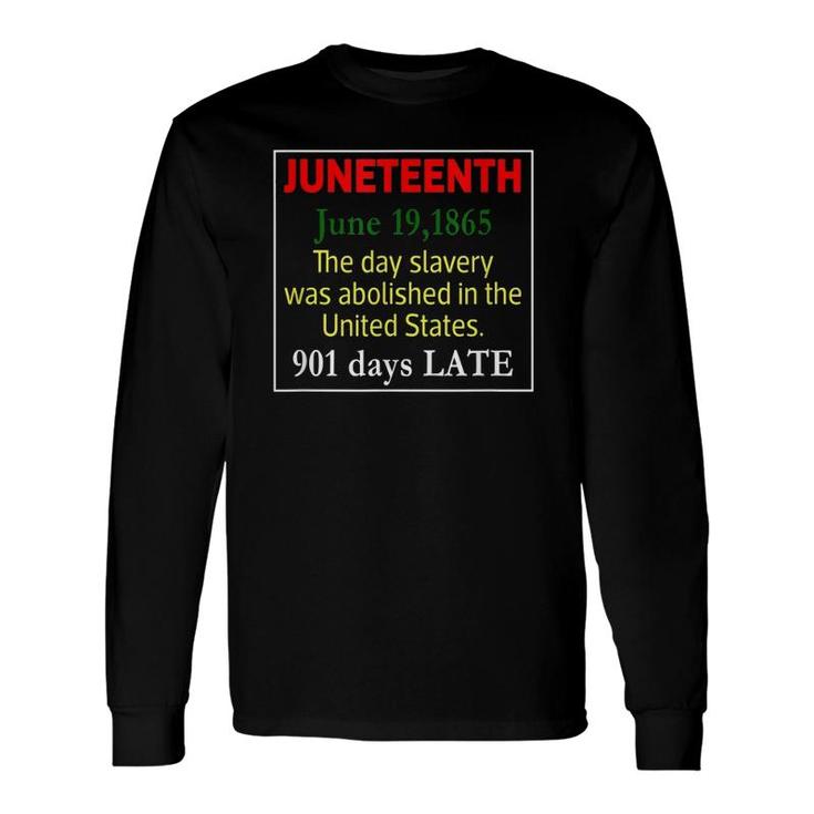 Junenth Definition Black History Junenth Long Sleeve T-Shirt T-Shirt