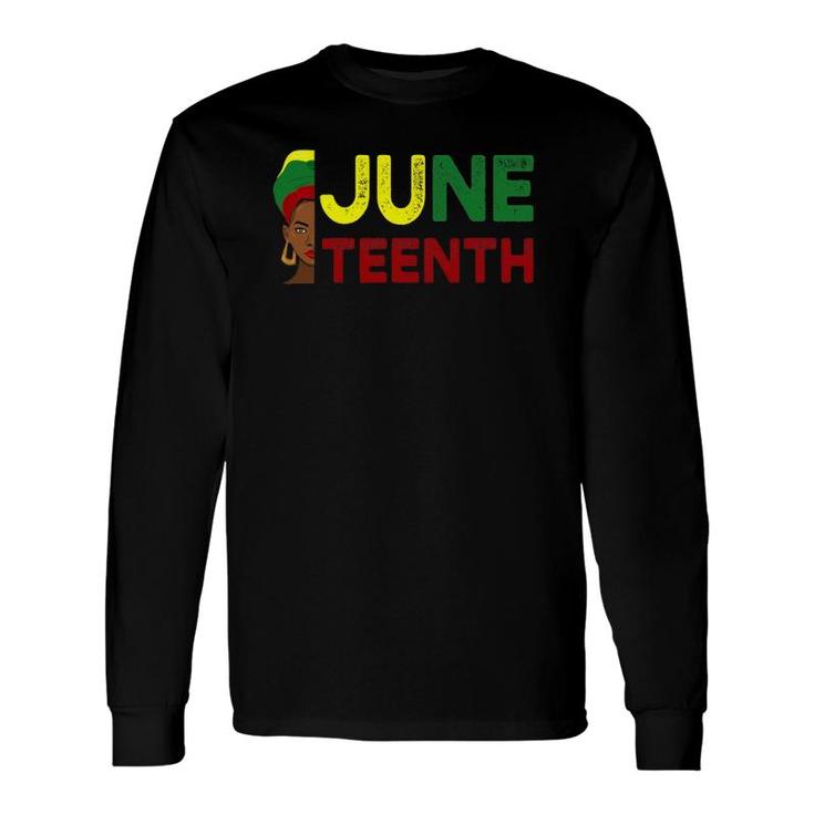 Juneteenth Black African American Independence Day Long Sleeve T-Shirt T-Shirt